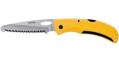 Gerber E-Z Out Rescue Yellow Folding Pocket Knife 06971